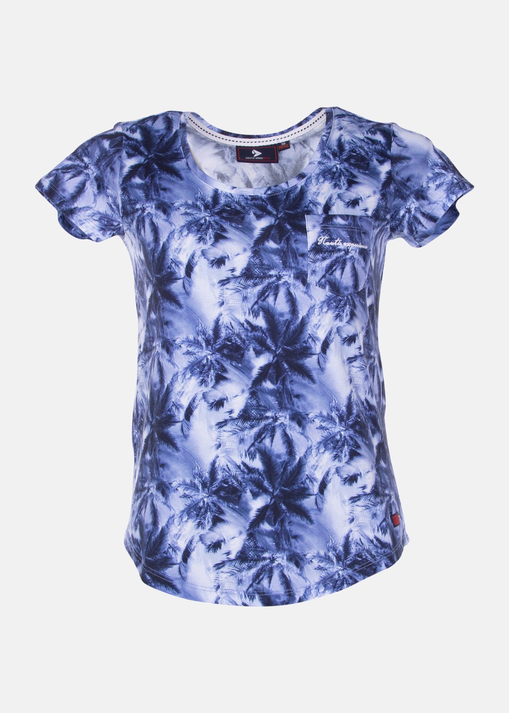 Maui Tee W, Blue Aop, 34, T-Shirts | Dam - Kläder - T-shirts | Padelspecialisterna