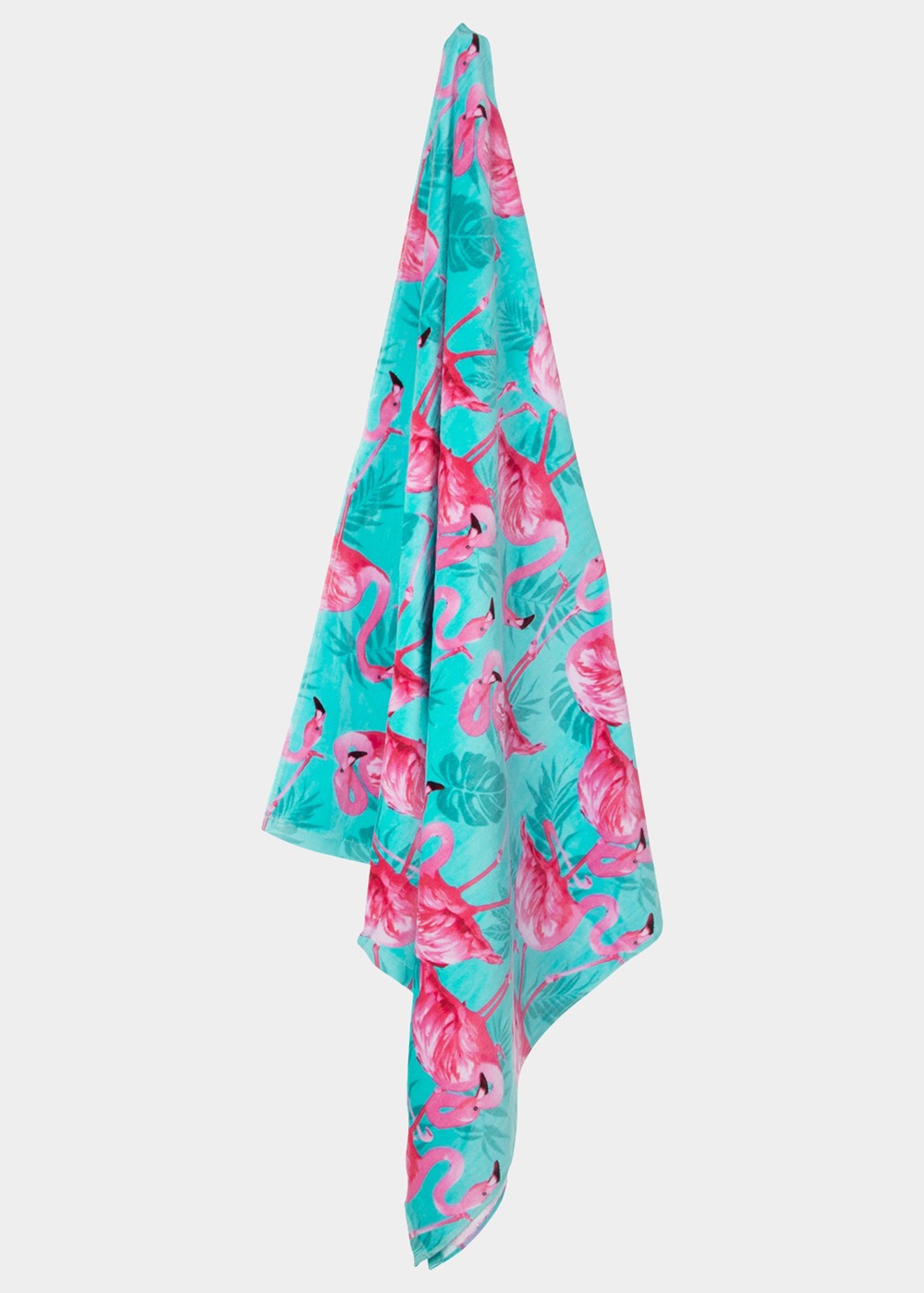 Beach Towel 90x180, Turquoise Flamingo, Onesize, Handdukar | Sport & aktivitet - Sommar & Hav - Bad - Handdukar | Padelspecialisterna