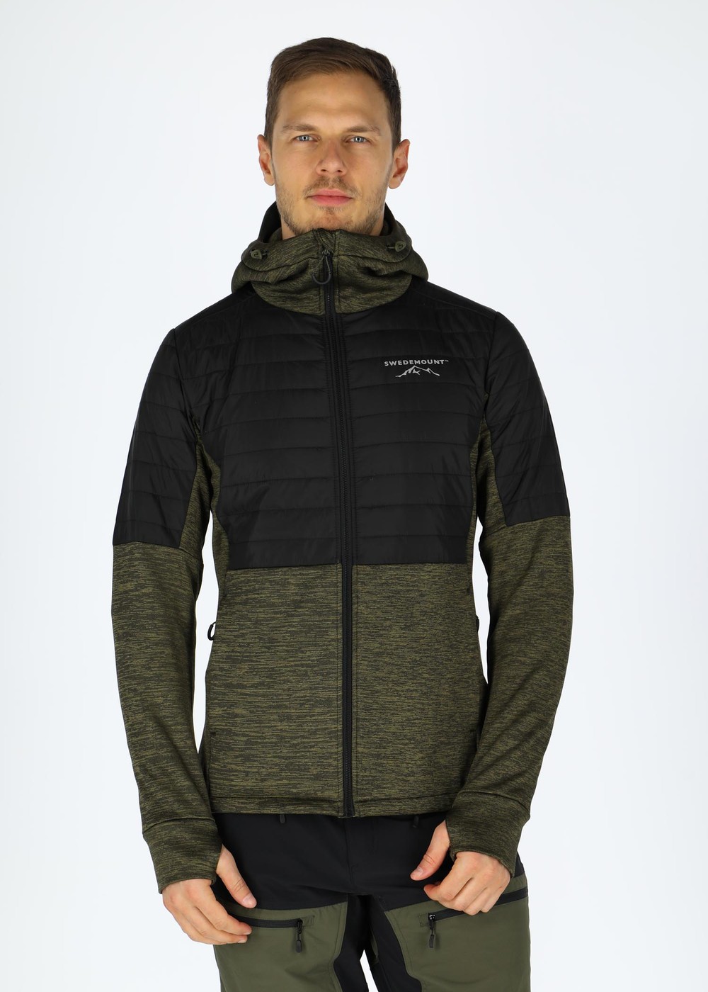 Lofoten Hybrid Jacket, Olive Melange/Black, L, Jackor | Sport & aktivitet - Friluftsliv - Vandringskläder - Jackor | Padelspecialisterna