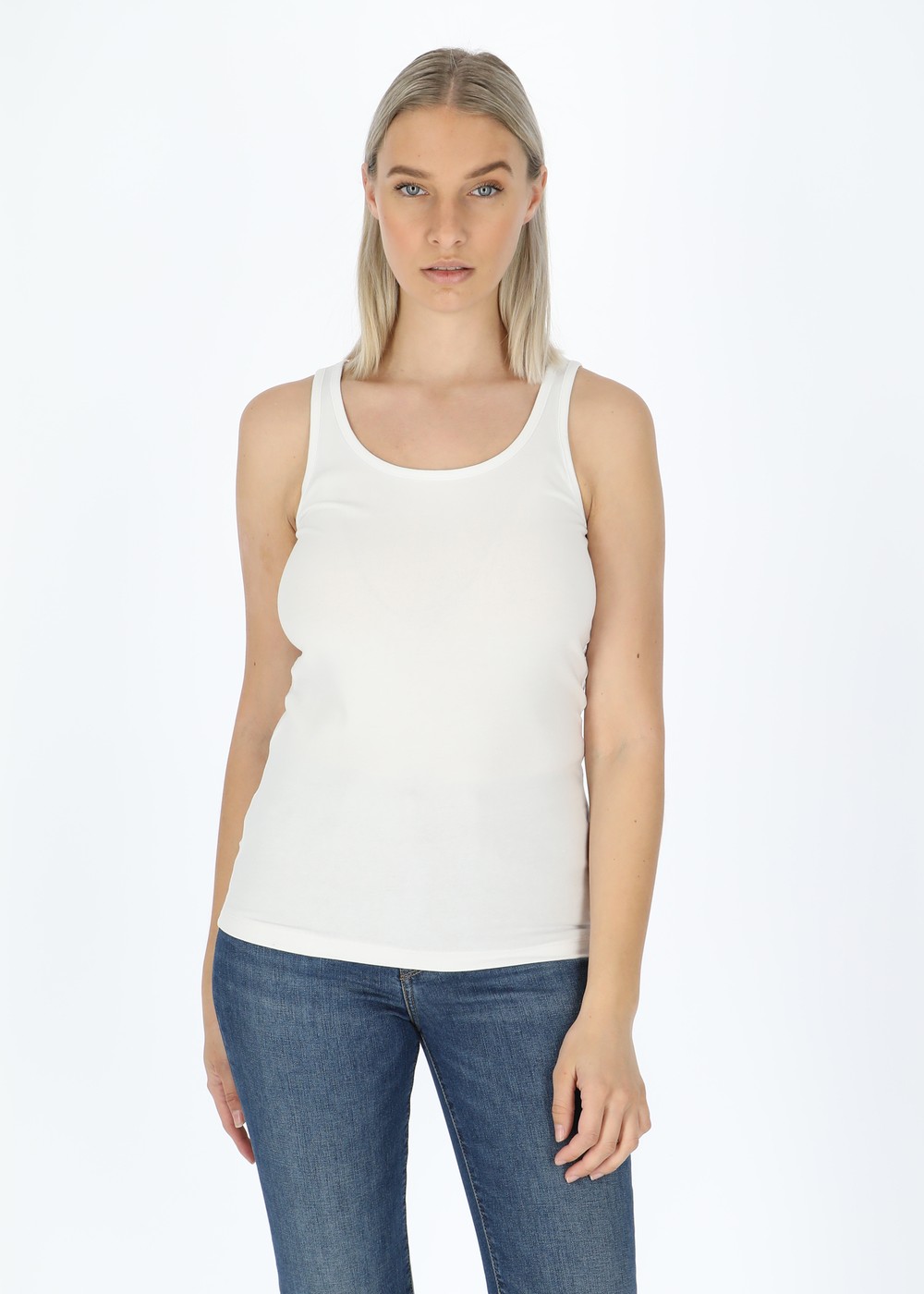 Karin Tank Top, White, 36, Toppar | Dam - Kläder - Toppar | Padelspecialisterna