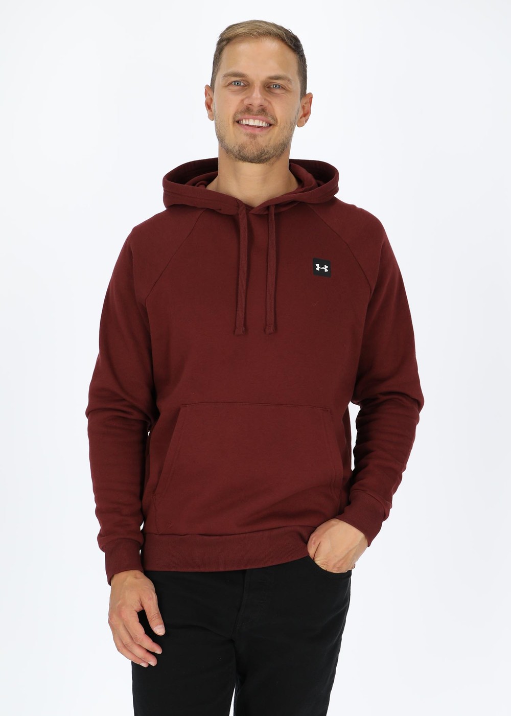 Ua Rival Fleece Hoodie, Chestnut Red, 4xl, Hoodies | Herr - Kläder - Tröjor - Hoodies | Padelspecialisterna