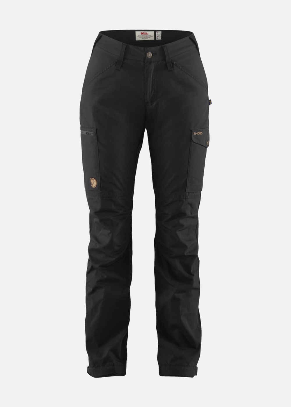 Kaipak Trousers Curved W, Black, 38, Vandringsbyxor | Dam - Kläder - Byxor - Vandringsbyxor | Padelspecialisterna