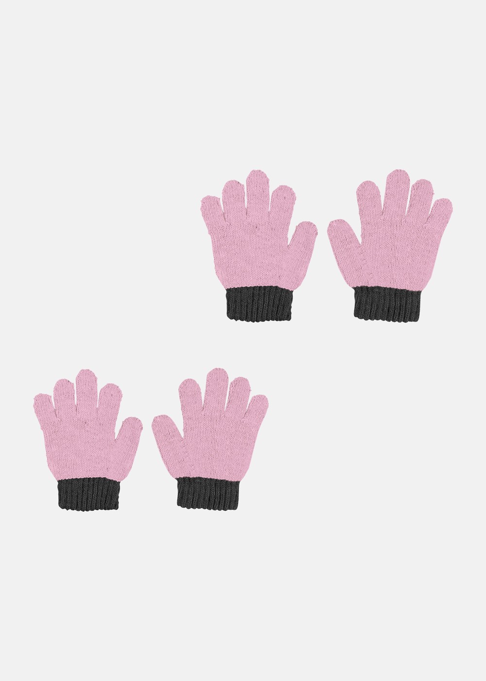 Sundsvall Glove 2-Pack, Pink/Anth, 15, Vantar | Junior - Accessoarer - Handskar & Vantar | Padelspecialisterna
