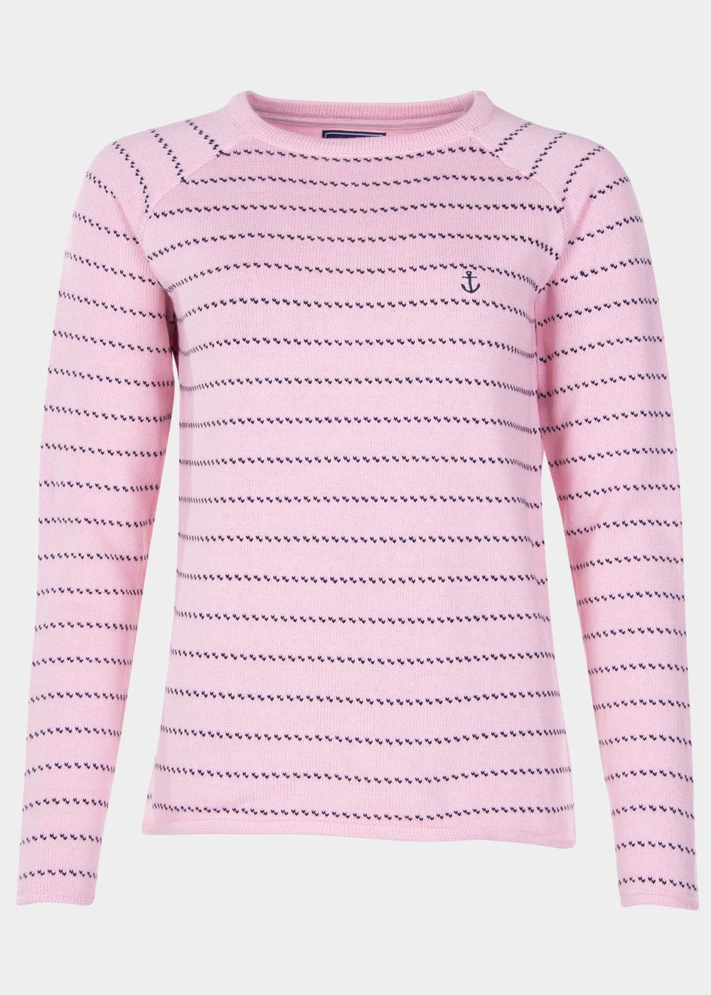 Westport W, Pink/Navy, 36, Stickat | Dam - Kläder - Tröjor - Stickat | Padelspecialisterna