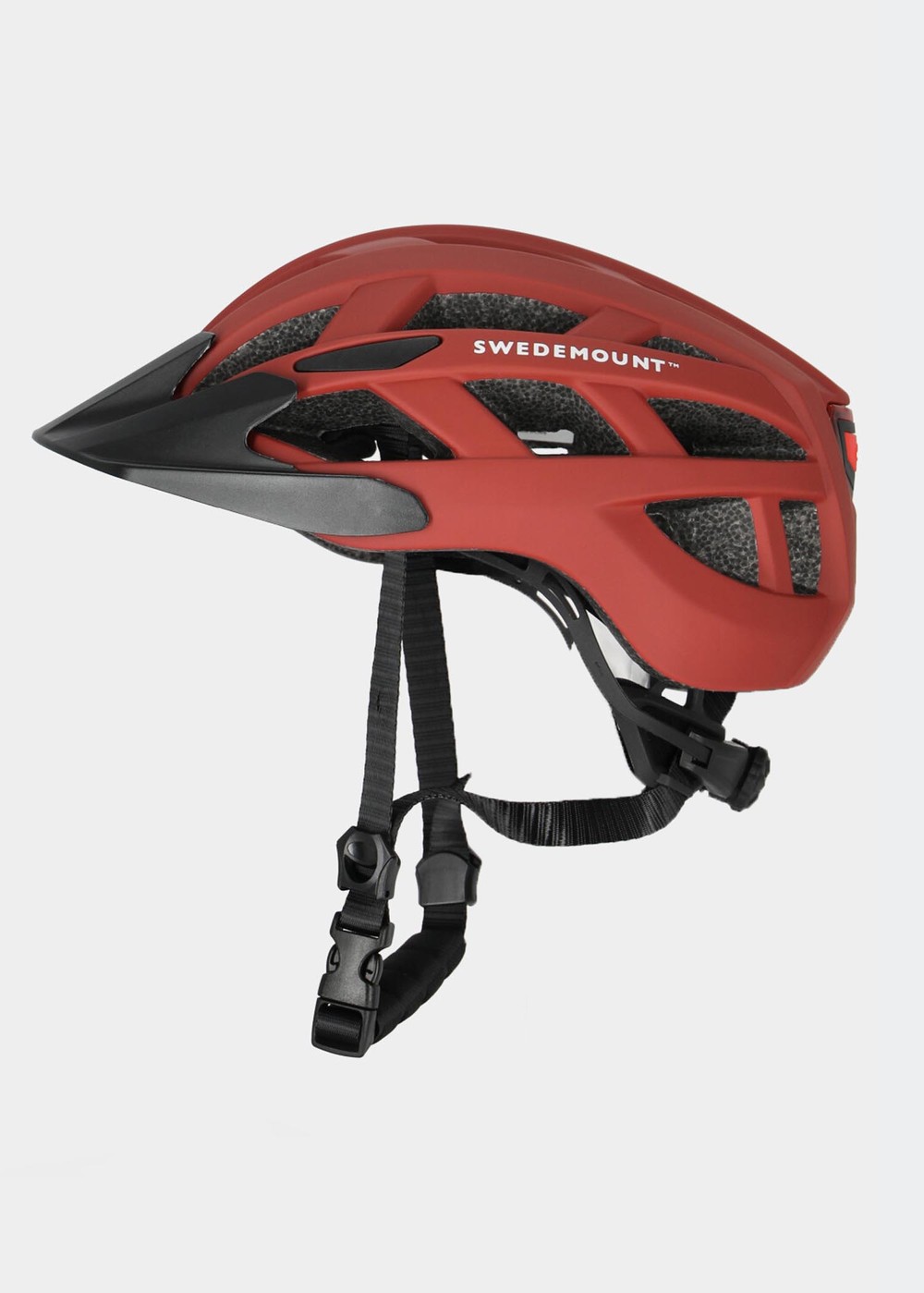 Bike Led Helmet, Burgundy, 51/54, Cykelhjälmar | Dam - Aktivitet - Cykelkläder - Cykelhjälmar | Padelspecialisterna