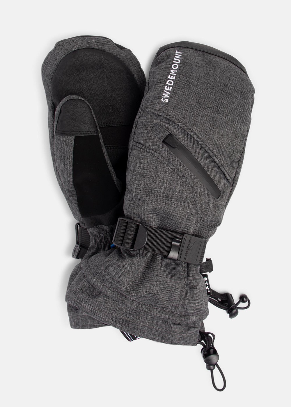 St. Anton Ski Mitten, Charcoal Melange, Xl, Skidhandskar | Sport & aktivitet - Sporter - Alpin skidåkning - Skidhandskar | Padelspecialisterna