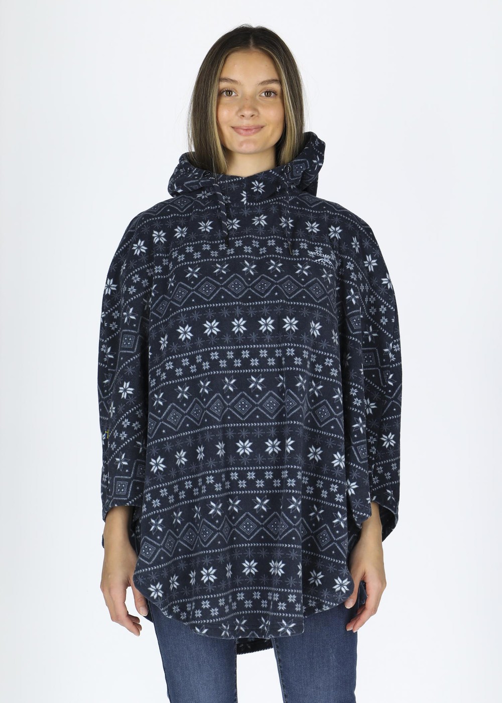 Idre Fleece Poncho W, Navy, Onesize, Vårjackor | Mode - Jackor - Vårjackor | Padelspecialisterna