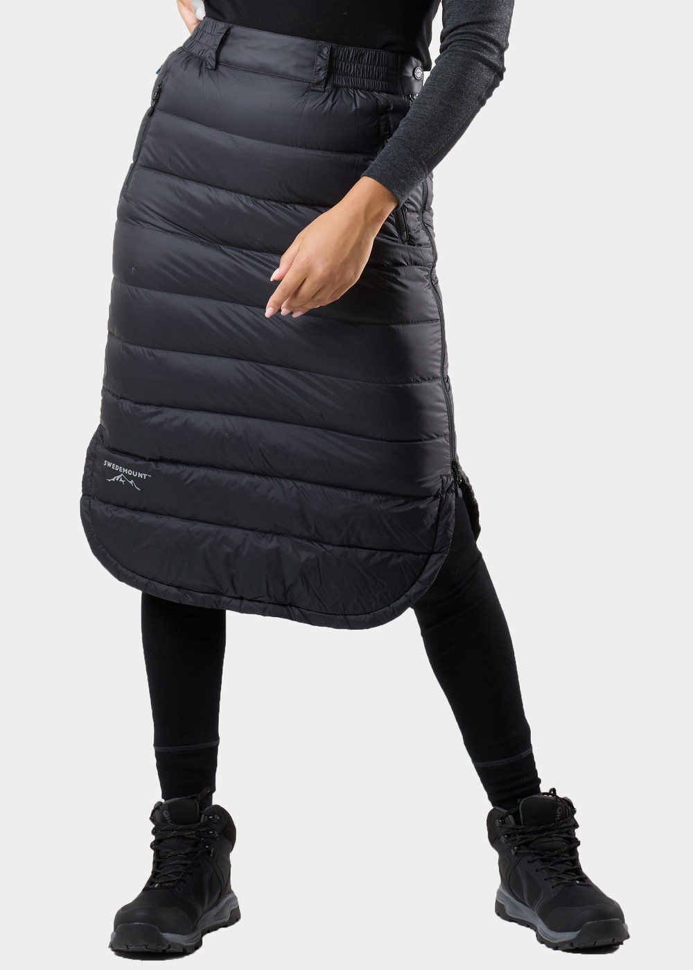 Östersund Long Down Skirt W, Black/Carbon Black, 44, Kjolar | Dam - Kläder - Kjolar | Padelspecialisterna