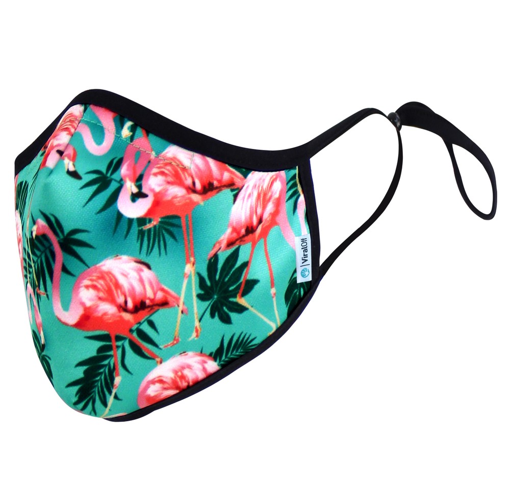 Face Mask, Turquoise Flamingo, Onesize, Träningstillbehör | Herr - Aktivitet - Träningskläder - Träningstillbehör | Padelspecialisterna
