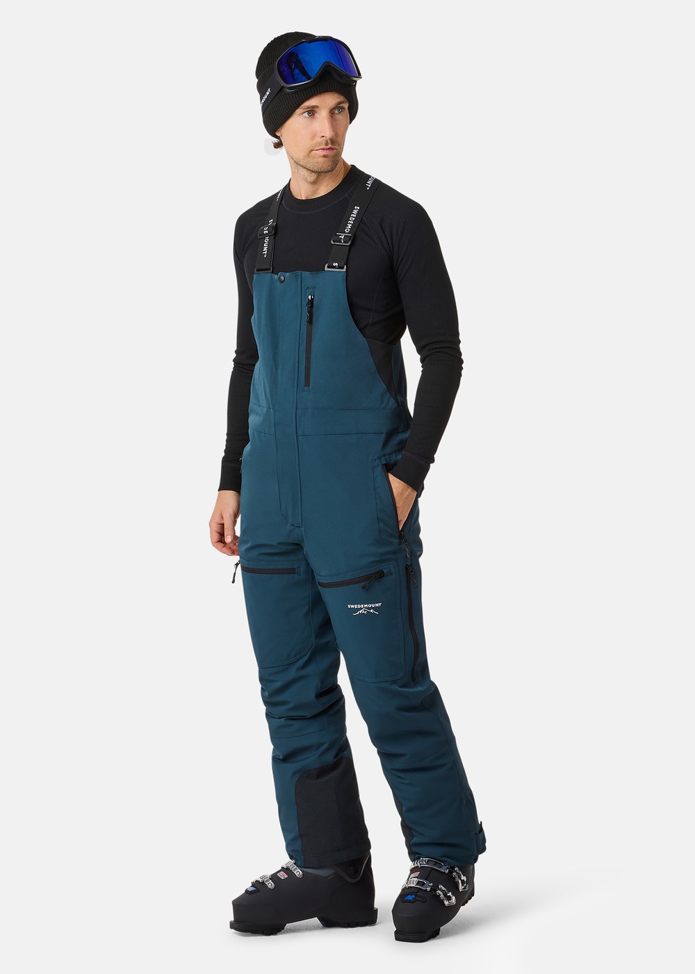 St. Anton Bib Pants, Dk. Steel Green/Black, 4xl, Skidbyxor | Herr - Kläder - Byxor - Skidbyxor | Padelspecialisterna