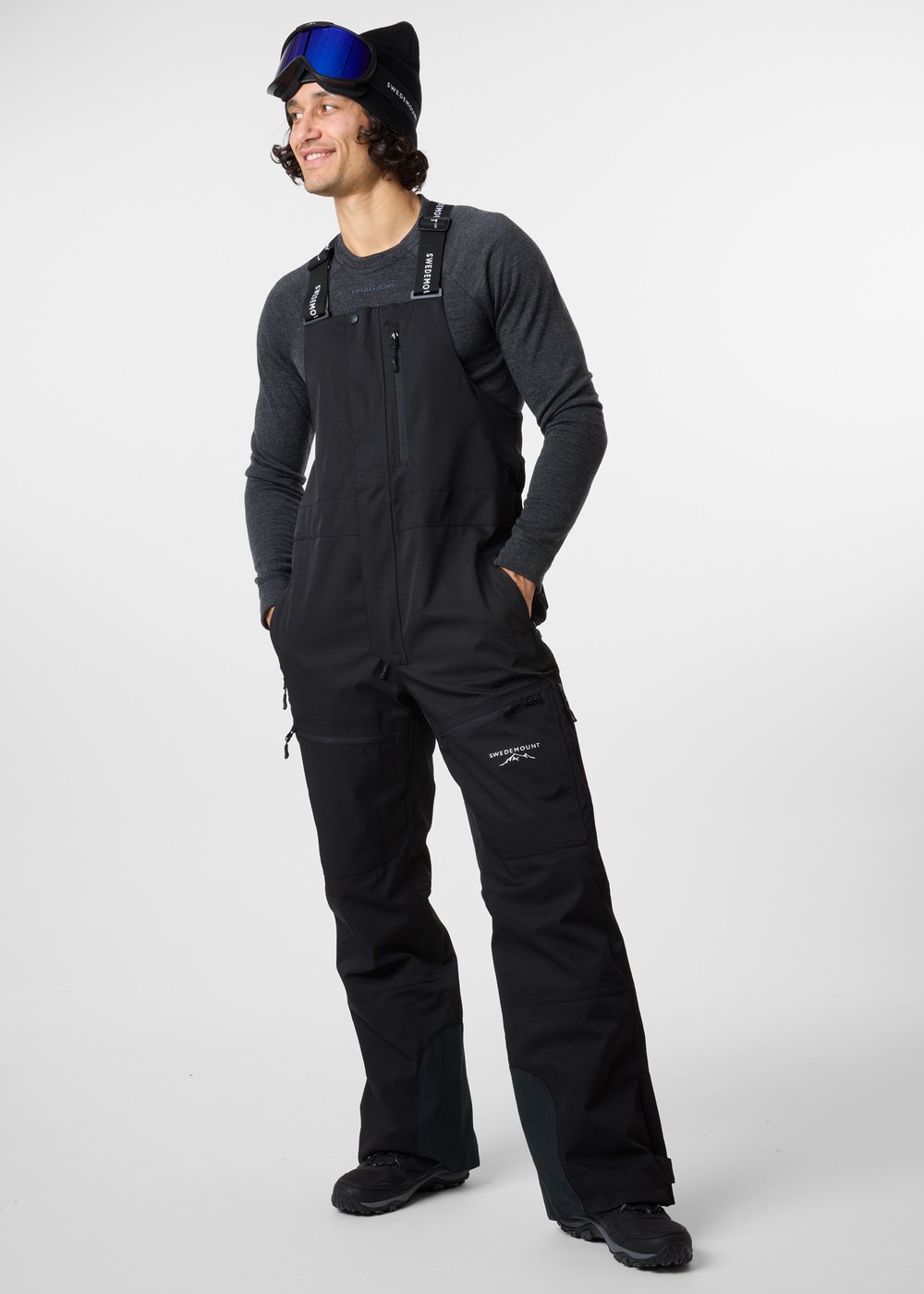 St. Anton Bib Pants, Black, L, Skidbyxor | Herr - Kläder - Byxor - Skidbyxor | Padelspecialisterna