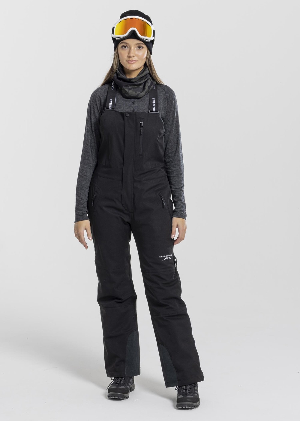 Cervinia Bib Pants W, Black, 42, Överdragsbyxor | Dam - Kläder - Byxor - Överdragsbyxor | Padelspecialisterna