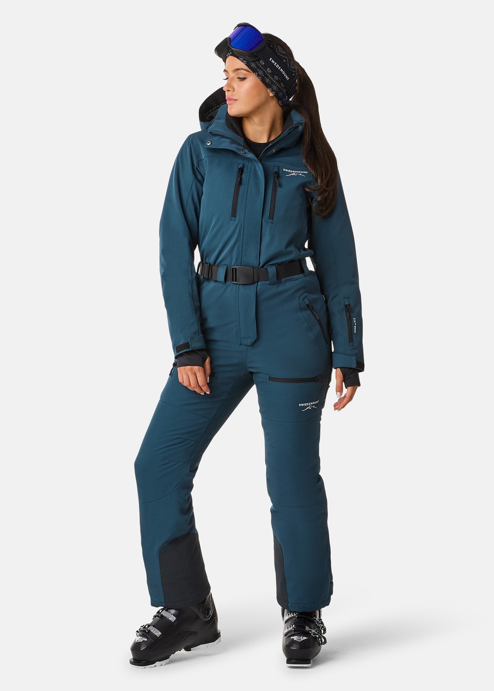 Cervinia Skisuit W, Dk. Steel Green/Black, 48, Skidoverall | Sport & aktivitet - Sporter - Alpin skidåkning - Skidoverall | Padelspecialisterna