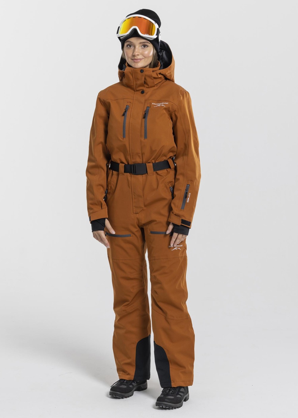 Cervinia Skisuit W, Sugar Almond/Charcoal Melange, 48, Skidoverall | Sport & aktivitet - Sporter - Alpin skidåkning - Skidoverall | Padelspecialisterna