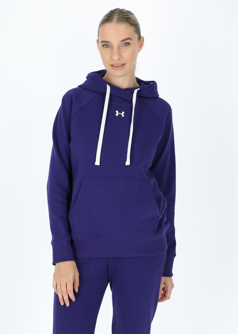 Rival Fleece Hb Hoodie, Sonar Blue, M, Hoodies | Dam - Kläder - Tröjor - Hoodies | Padelspecialisterna
