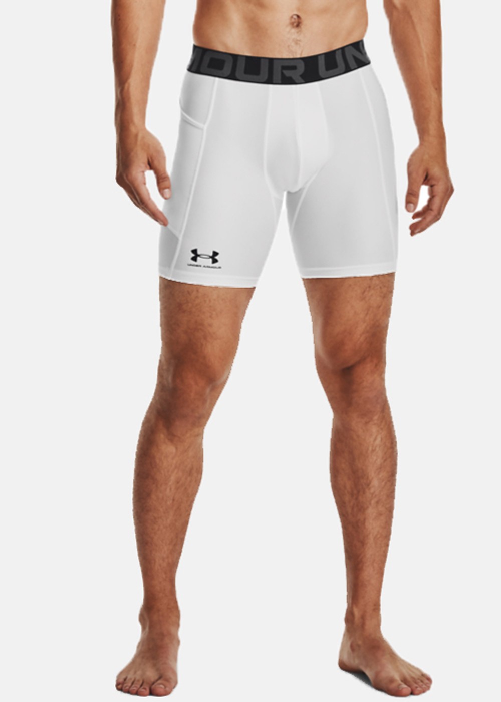Ua Hg Armour Shorts, White, M, Löparkläder | Sport & aktivitet - Sporter - Löpning - Löparkläder | Padelspecialisterna