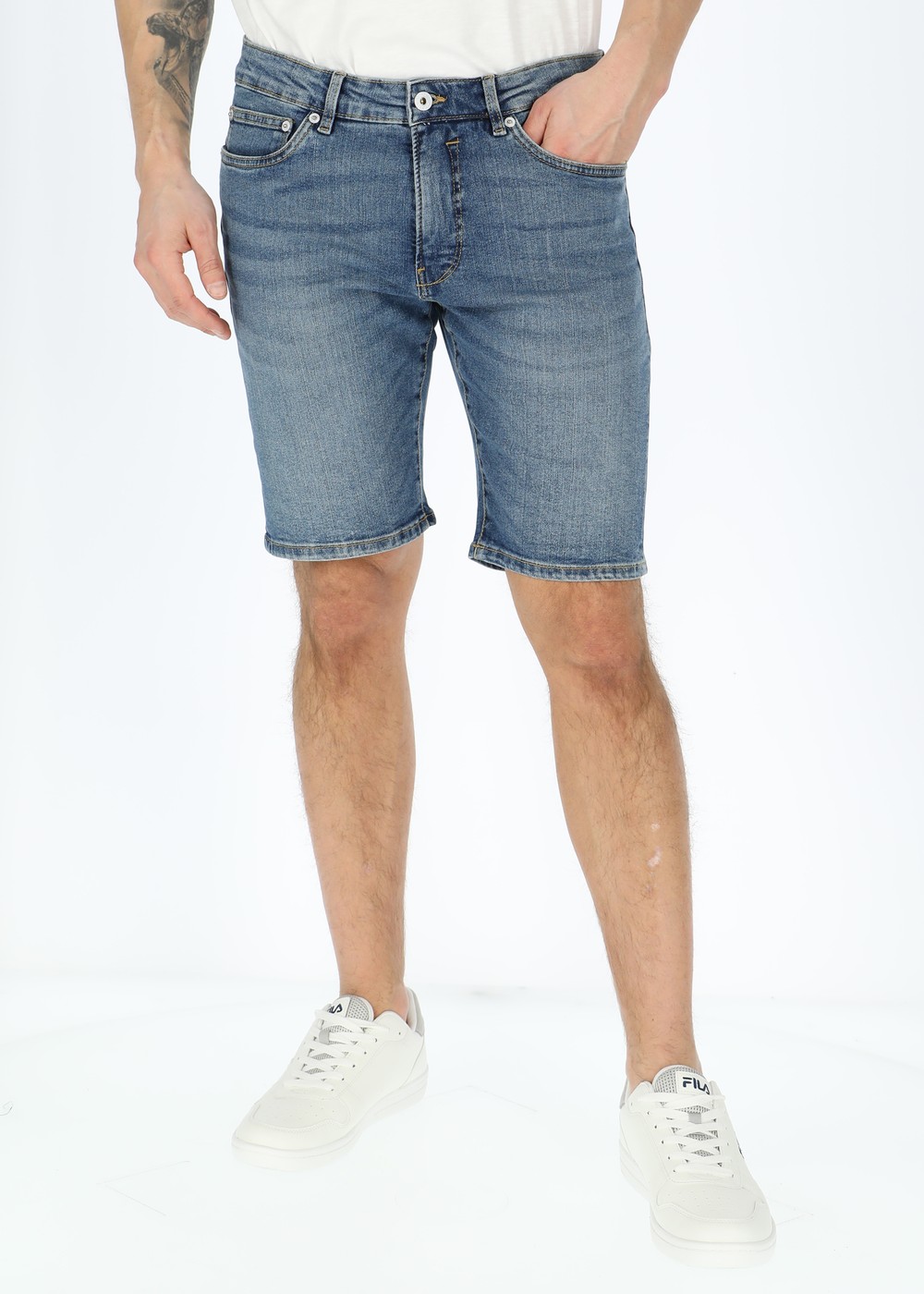 Sdryder Lt Blue 200, Light Blue Denim, S, Jeansshorts | Herr - Kläder - Shorts - Jeansshorts | Padelspecialisterna