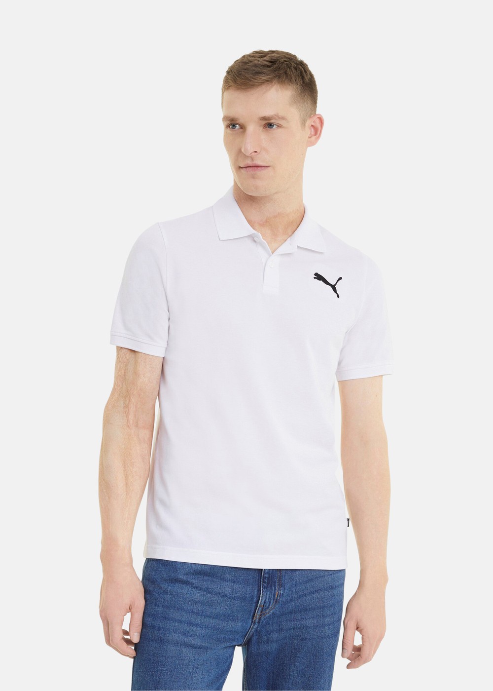 Ess Pique Polo, Puma White-Cat, L, Piketröjor | Herr - KlÀder - Piketröjor | Padelspecialisterna