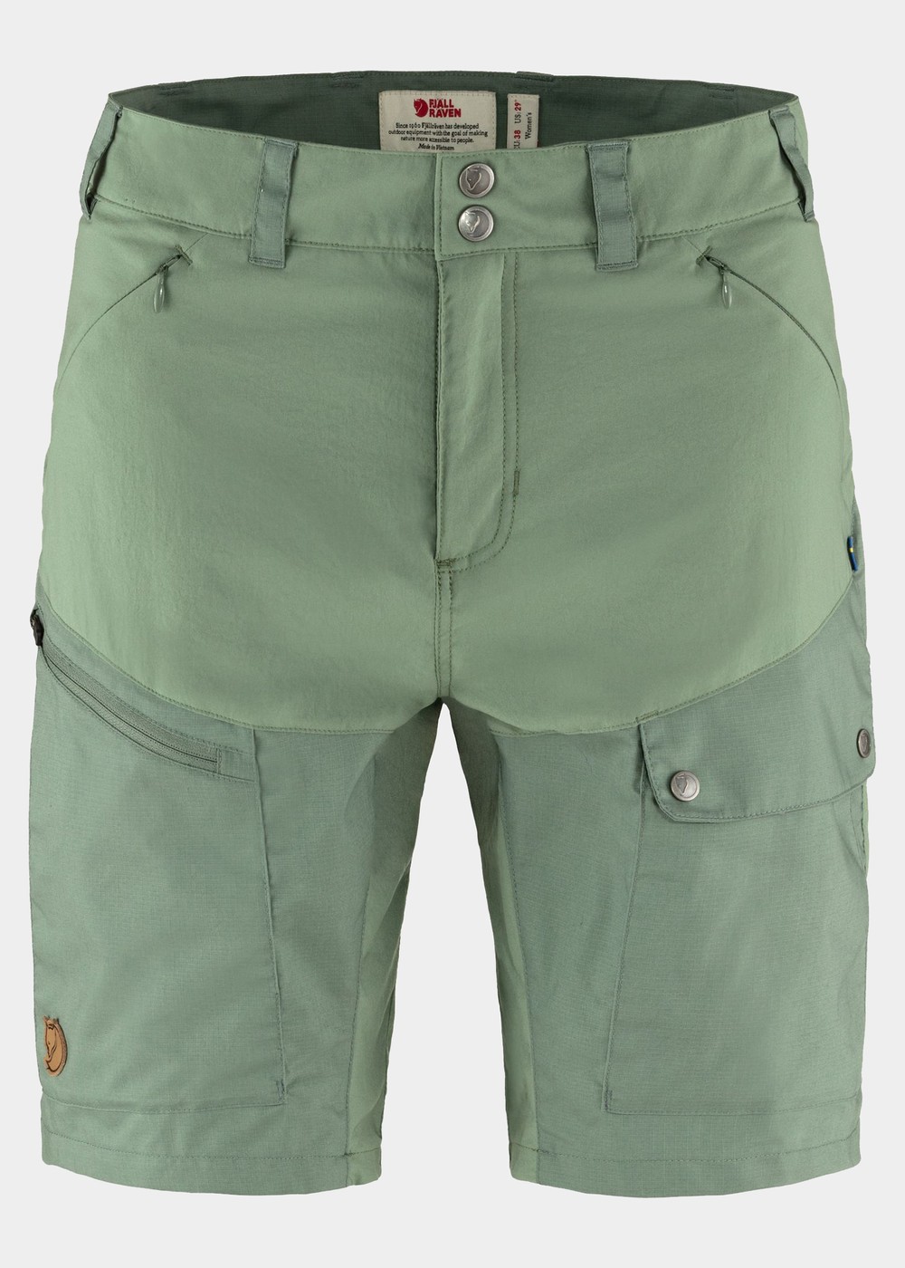 Abisko Midsummer Shorts W, Jade Green-Patina Green, 36, Shorts | Dam - Aktivitet - Outdoorkläder - Shorts | Padelspecialisterna
