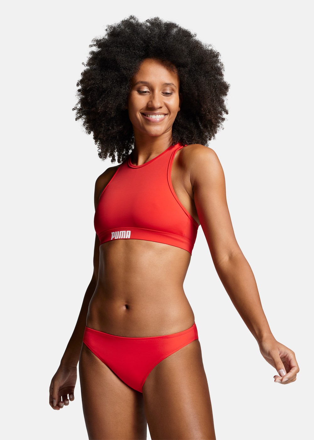 Puma Swim Women Classic Briefs, Red, Xl, Bikinis | Dam - Kläder - Badkläder - Bikinis | Padelspecialisterna