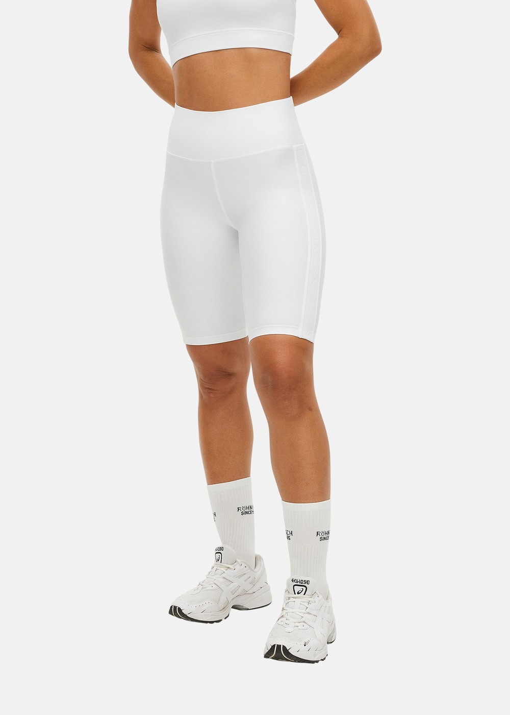 Kay Bike Tights, White, Xs, Korta Tights | Dam - Kläder - Tights - Korta tights | Padelspecialisterna