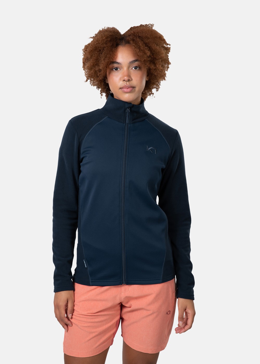Kari F/Z Fleece, Dark Navy Blue, Xl, Fleecetröjor | Dam - Kläder - Tröjor - Fleecetröjor | Padelspecialisterna