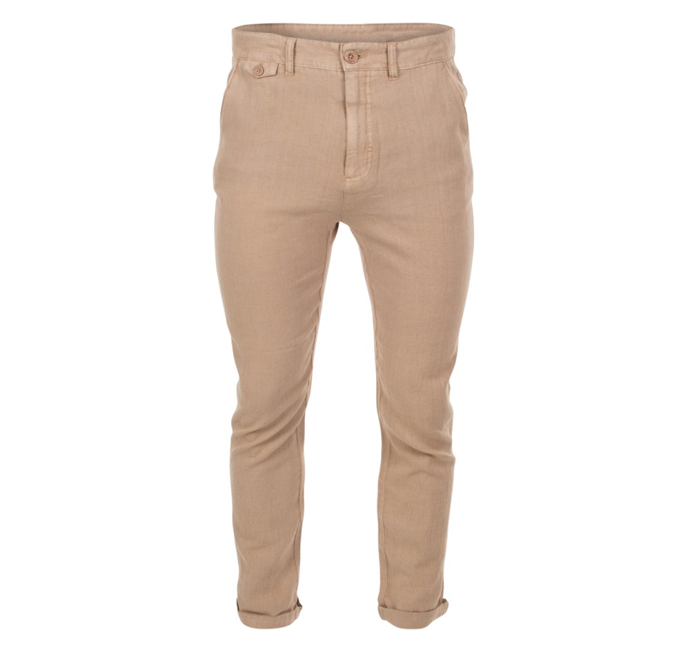 Sdjim Linen, Sand, 29/32, Vardagsbyxor | Herr - Kläder - Byxor - Vardagsbyxor | Padelspecialisterna