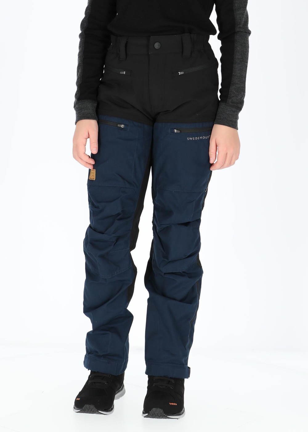 Nordkap Stretch Pants 2.0 Jr, Dk. Navy/Black, 120, Byxor | Junior - Aktivitet - Outdoorkläder - Byxor | Padelspecialisterna
