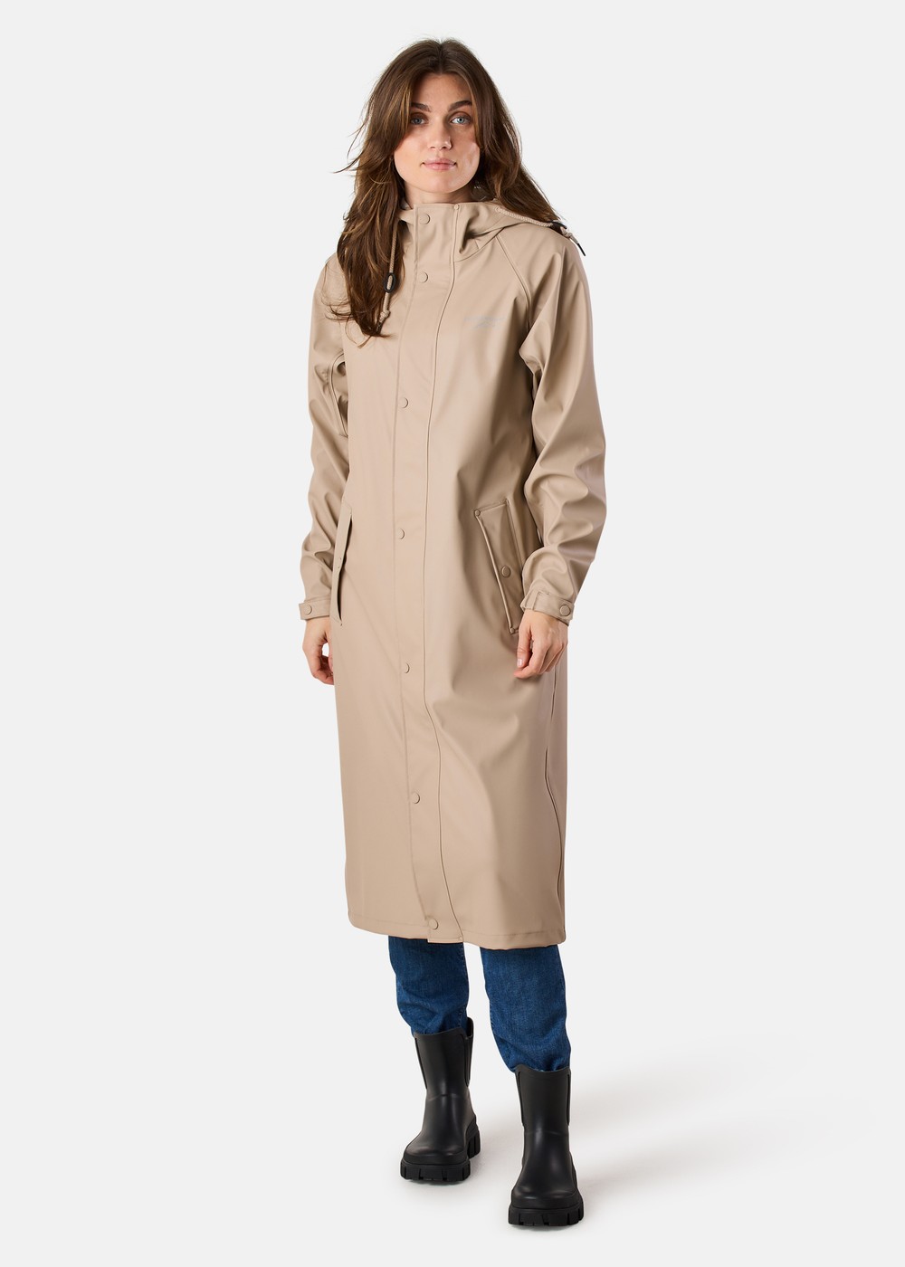 Väderöarna Long Coat W, Beige, 36, Vårjackor | Dam - Kläder - Jackor - Vårjackor | Padelspecialisterna