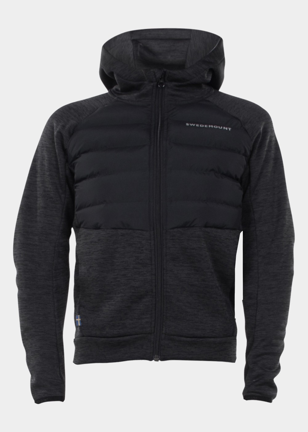 Training Hybrid Jacket Jr, Charcoal Melange/Lt. Grey Mela, 130, Jackor | Junior - Kläder - Jackor | Padelspecialisterna