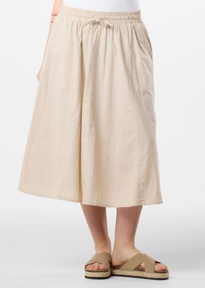 New Hampshire Linen Long Skirt W