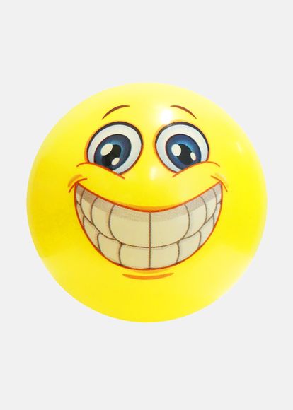 Plastboll Funny Face, 24 cm Gu