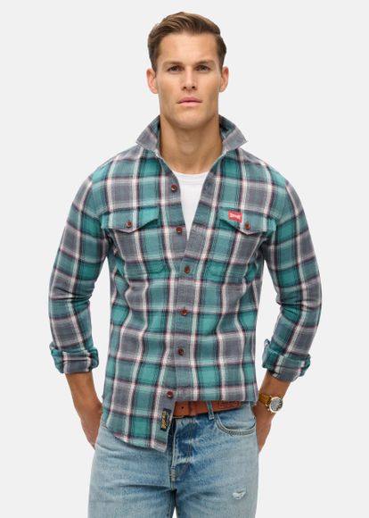 COTTON WORKER CHECK SHIRT