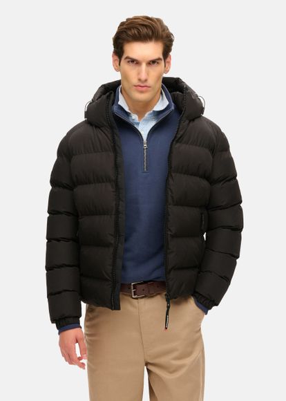 HOODED SPORTS PUFFER JACKET