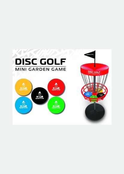 Mini Discgolfset med korg