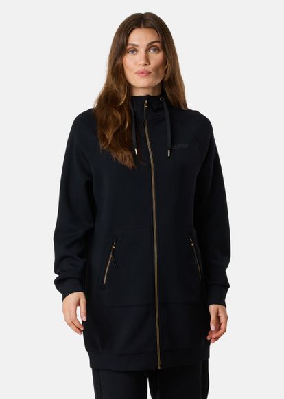 Lounge Relax Zip Hood Long W