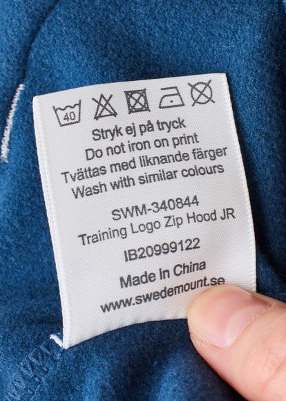 Training Logo Zip Hood JR
