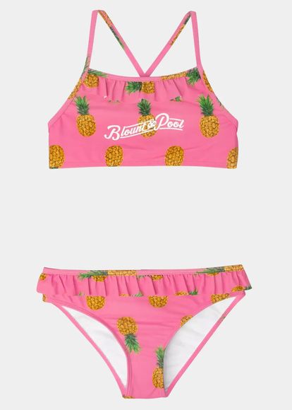 Dark Pink Pineapple Bikini JR