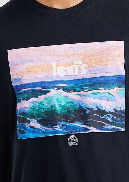 SS RELAXED FIT TEE POSTER WAVE