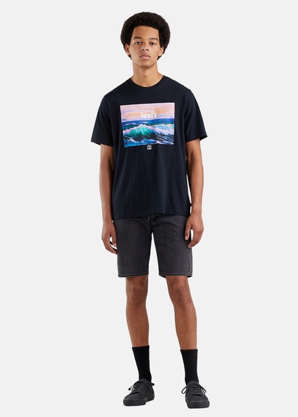 SS RELAXED FIT TEE POSTER WAVE