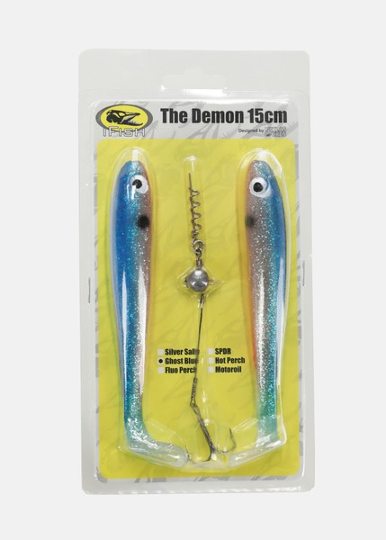 The Demon Shad 15cm Ghost Blue