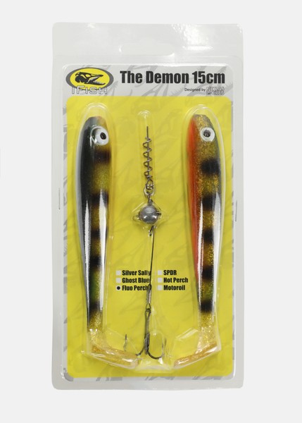 The Demon Shad 15cm Fluo Perch