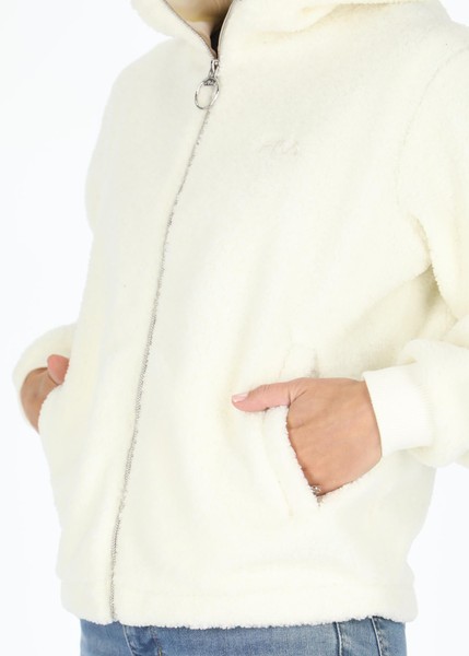 BOLGRAD cropped hooded sherpa