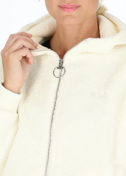 BOLGRAD cropped hooded sherpa