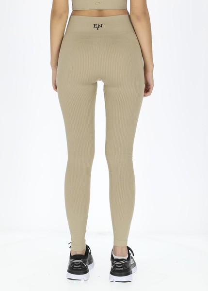 High Waist Rib Seamless Tights