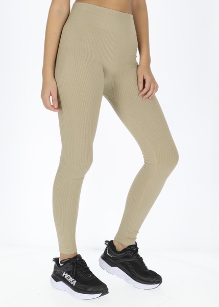 High Waist Rib Seamless Tights