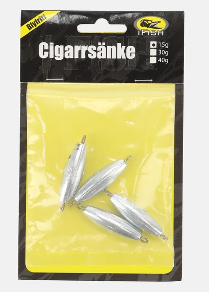 Cigarrsänke Blyfritt 15g, (4-p