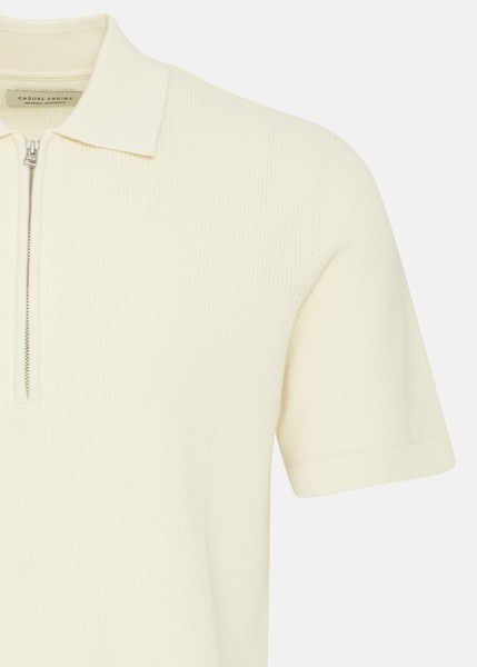 CFKarl knit polo with halfzip
