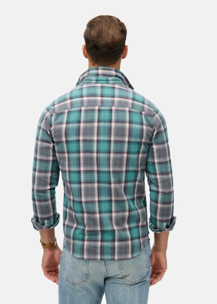 COTTON WORKER CHECK SHIRT