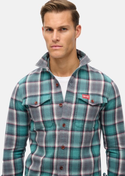 COTTON WORKER CHECK SHIRT